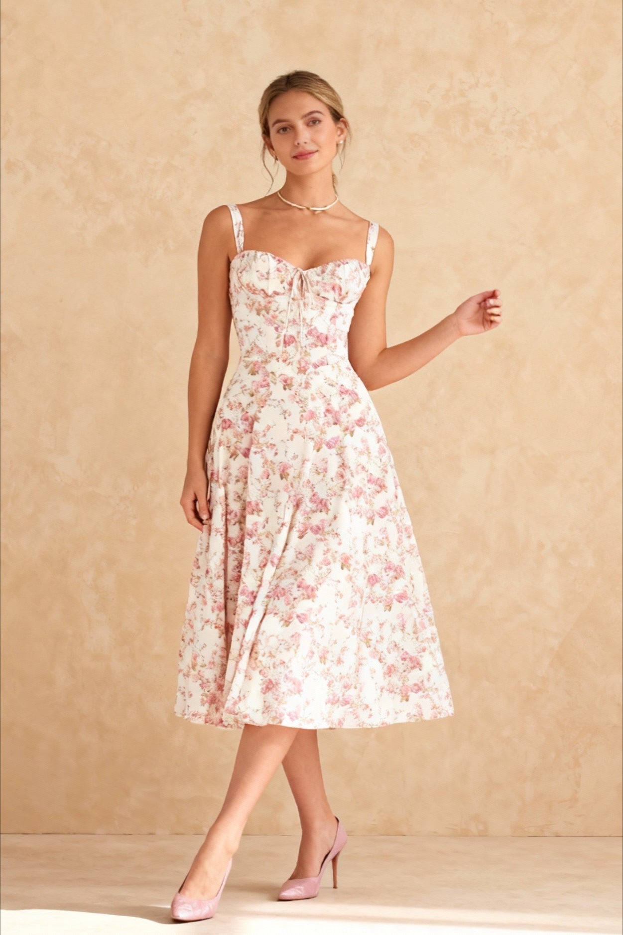 Romantic Floral Dress Main image