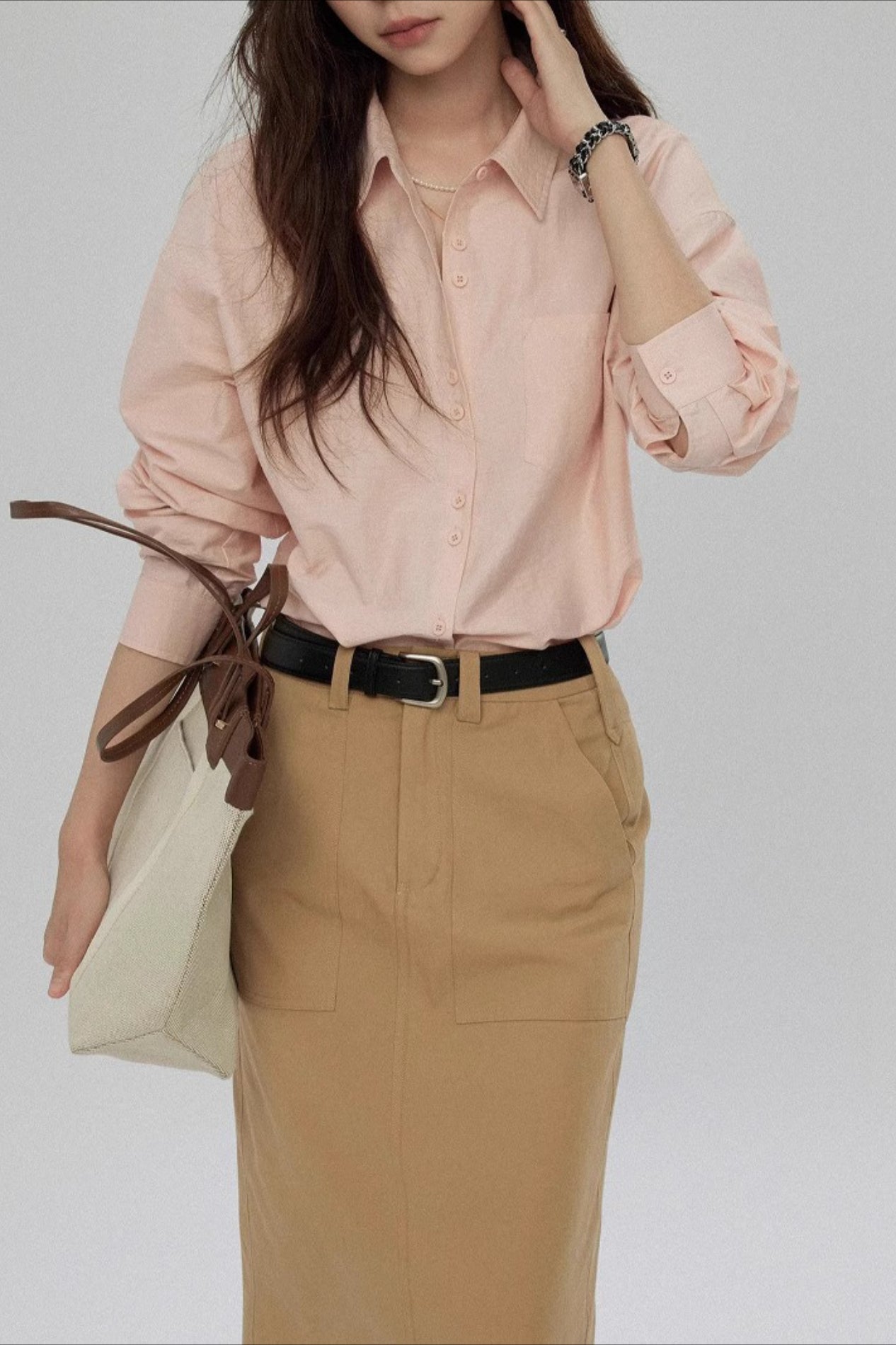 Elegant Button Down Long Sleeve Top Secondary image