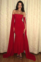 Extra Long Sleeve Strapless Birthday Dress