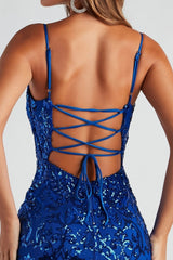 Sequin Cami  Bodycon Slim Mini Sequin Dress