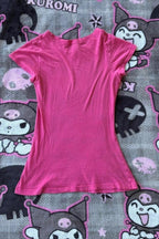 Cross Graphic Gothic Fitted Short Sleeve T-Shirt