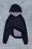 Reversible Plaid Colorblock Kangaroo Pocket Hoodie