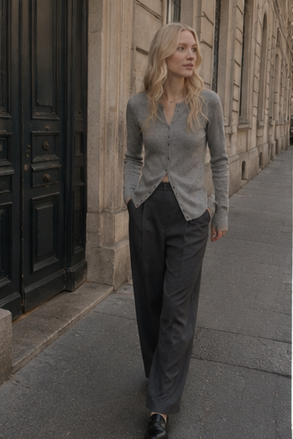 Tailored Knit Cardigan