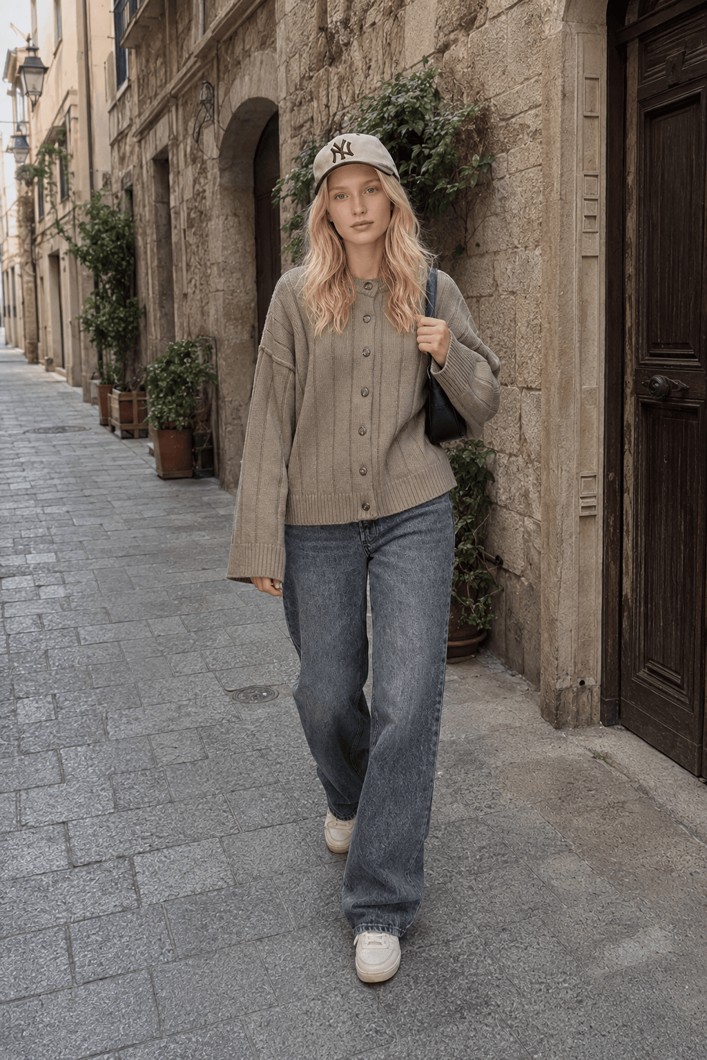 Soft Rib Relaxed Cardigan