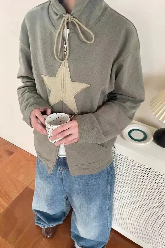 Star Colorblock Fleece Hoodie Secondary image