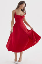 Bustier A-Line Slip Dress