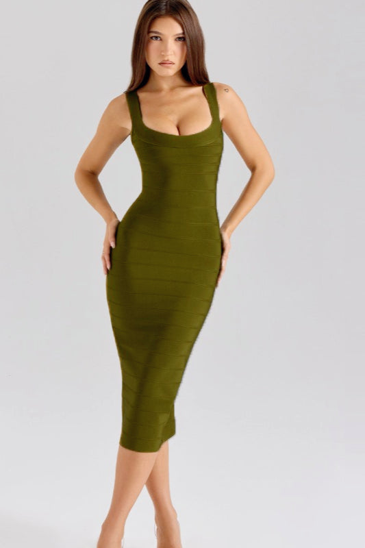 Slinky Strap Bodycon Maxi Birthday Dress Main image