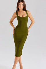 Slinky Strap Bodycon Maxi Birthday Dress