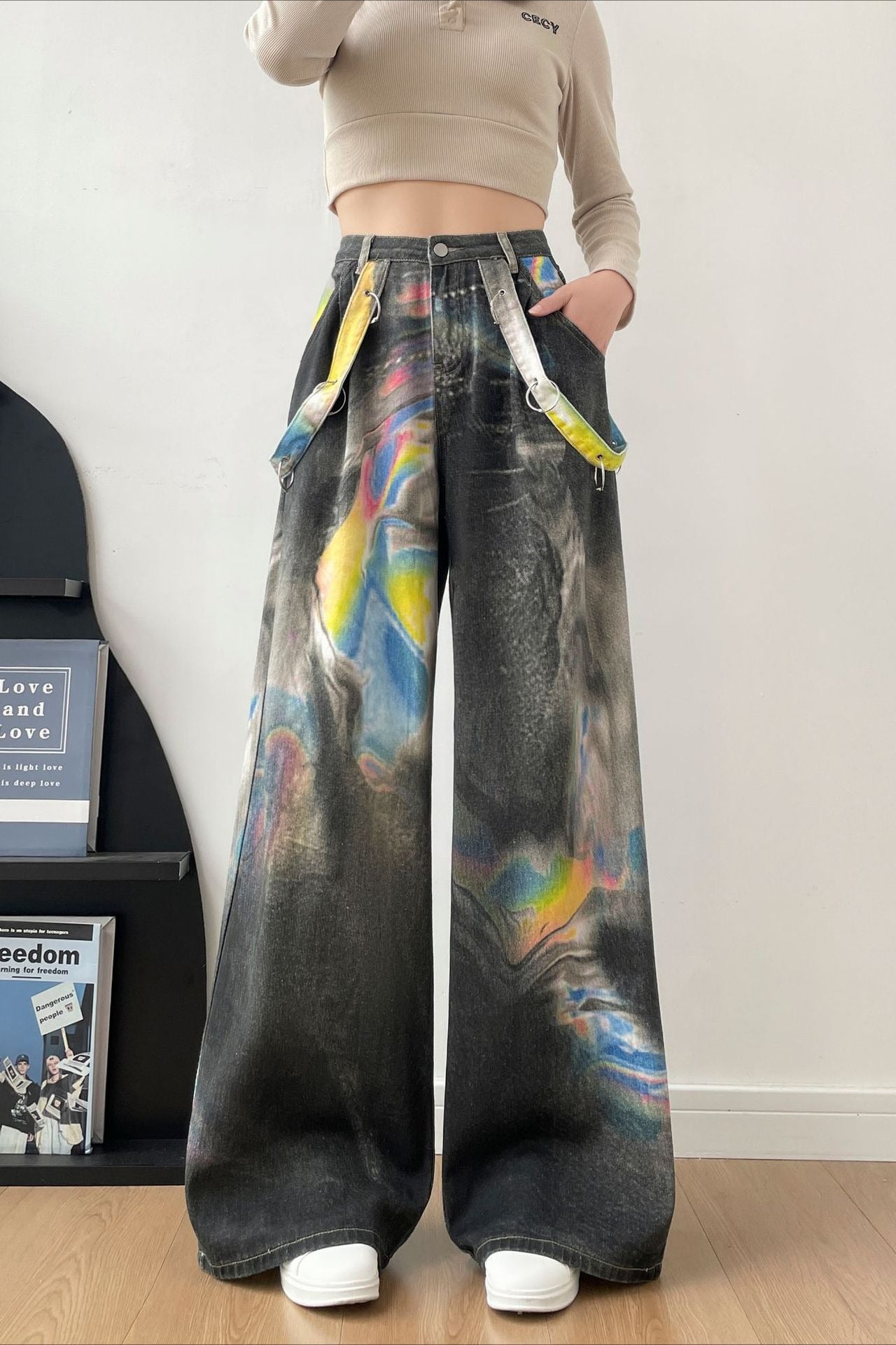 American Vintage Printed Cotton Trendy Jeans Main image