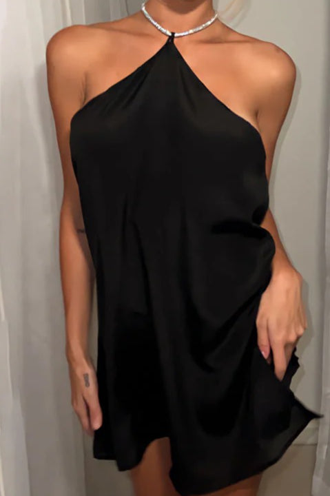 Margo Mini Dress - Black Secondary image