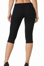 Casual Stretch 3/4 Trousers Female Capris