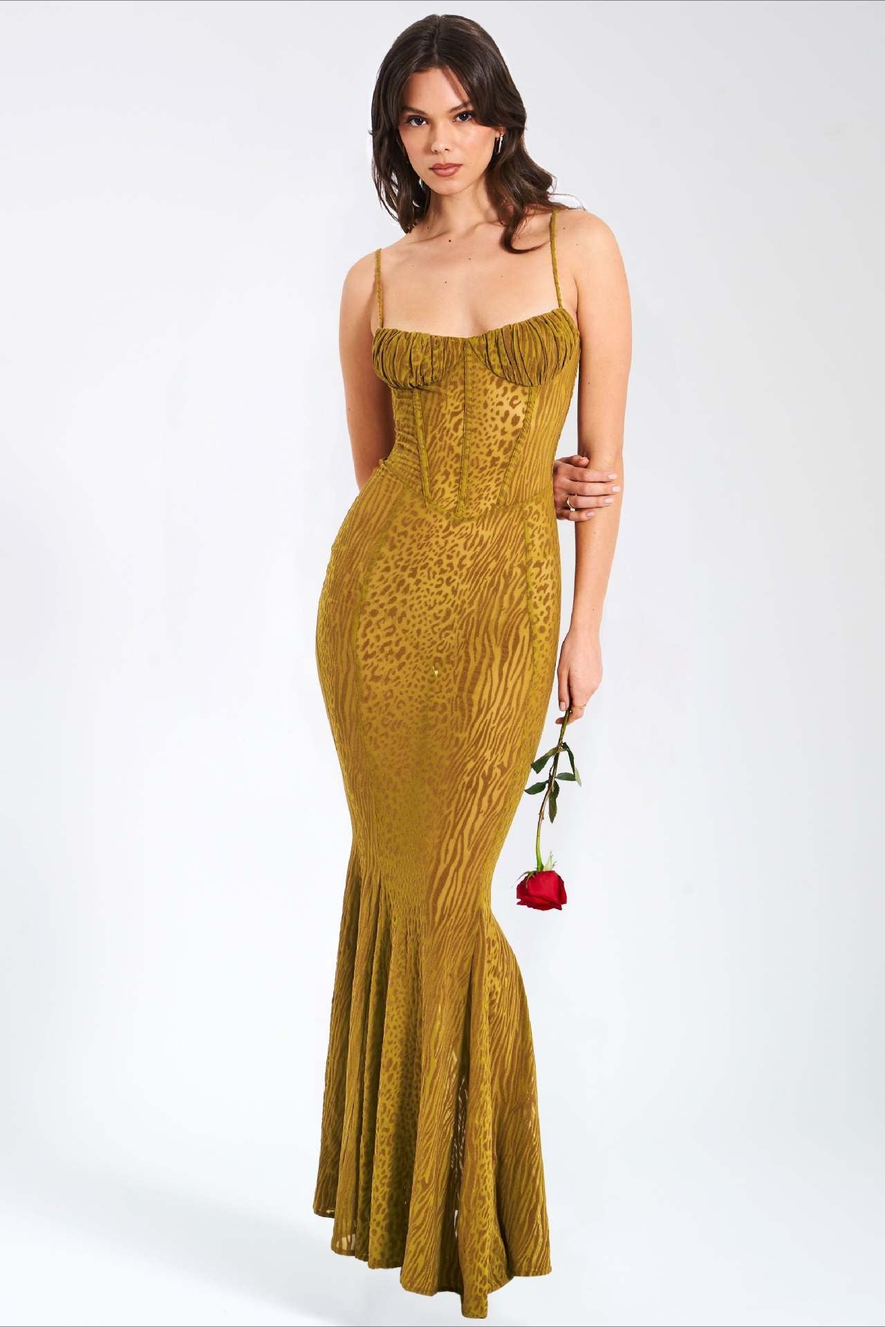 Leopard Print Slip Dress Main image