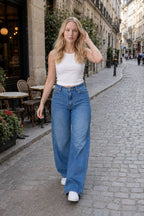 Vintage High Waist Wide Leg Jeans