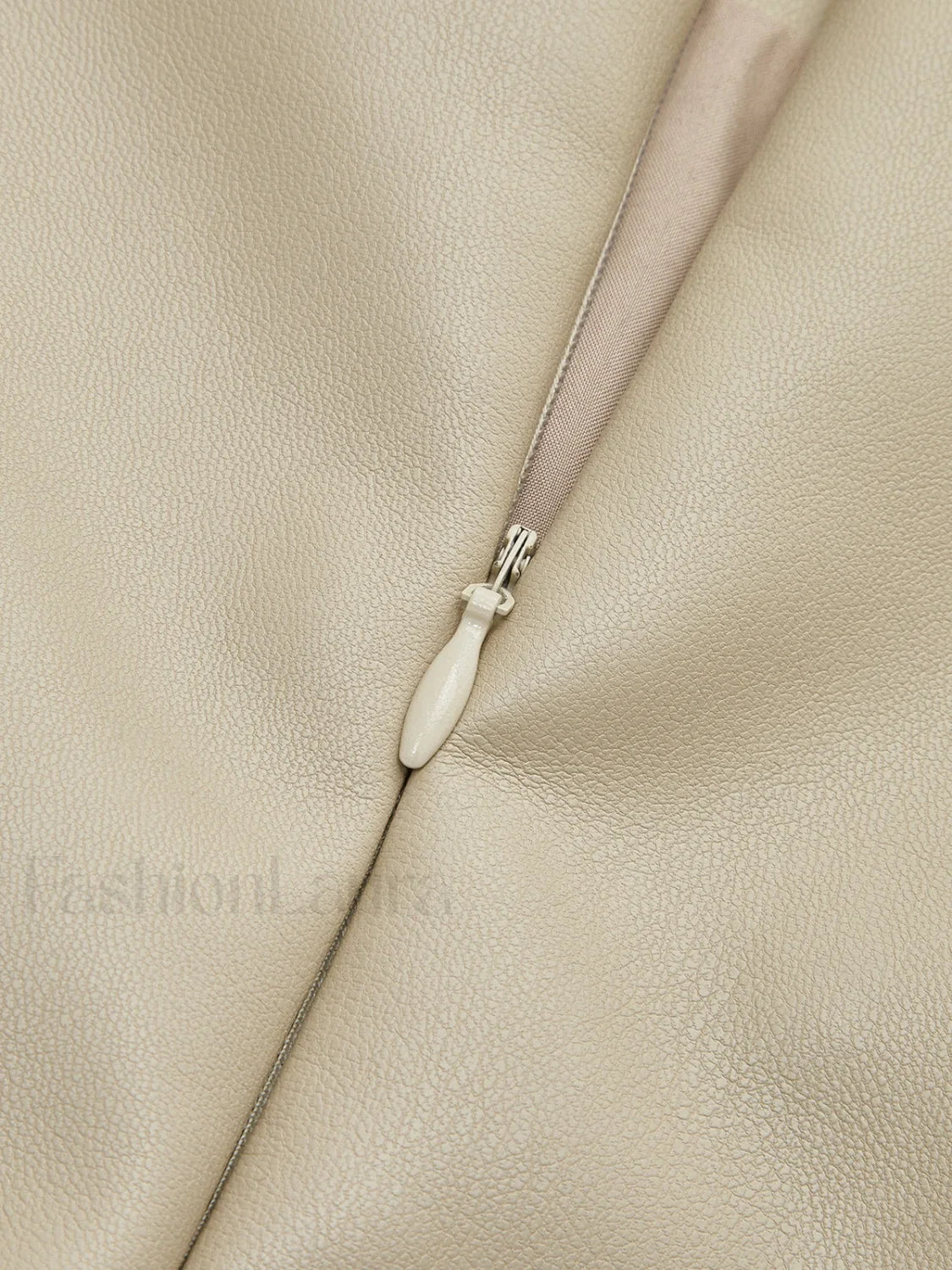 Faux Leather Piping Sit Midi Skirt Skirts