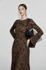 DressBetty - 2024 Elegant O-neck High Waist Evening Party Streetwear Maxi Dress