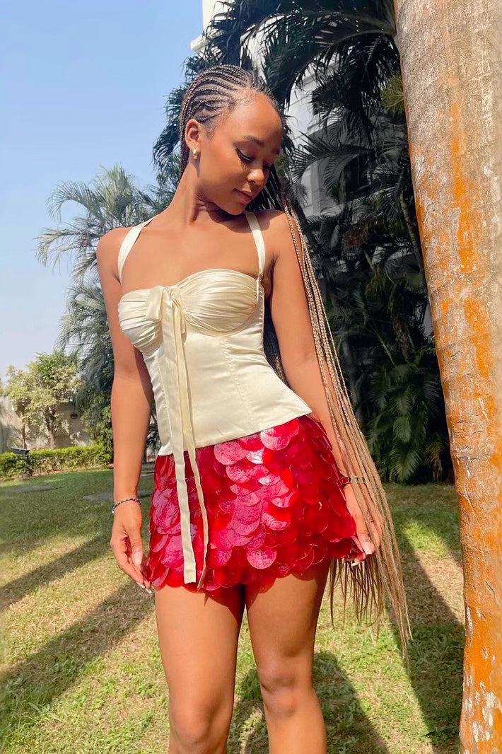Glitter Bodycon Party Mini Skirt Secondary image