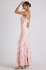 Bodycon Ruffle Hem Party Dress