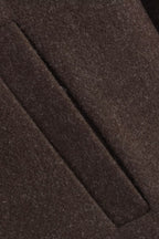 Oversized Zip Wool Jacket