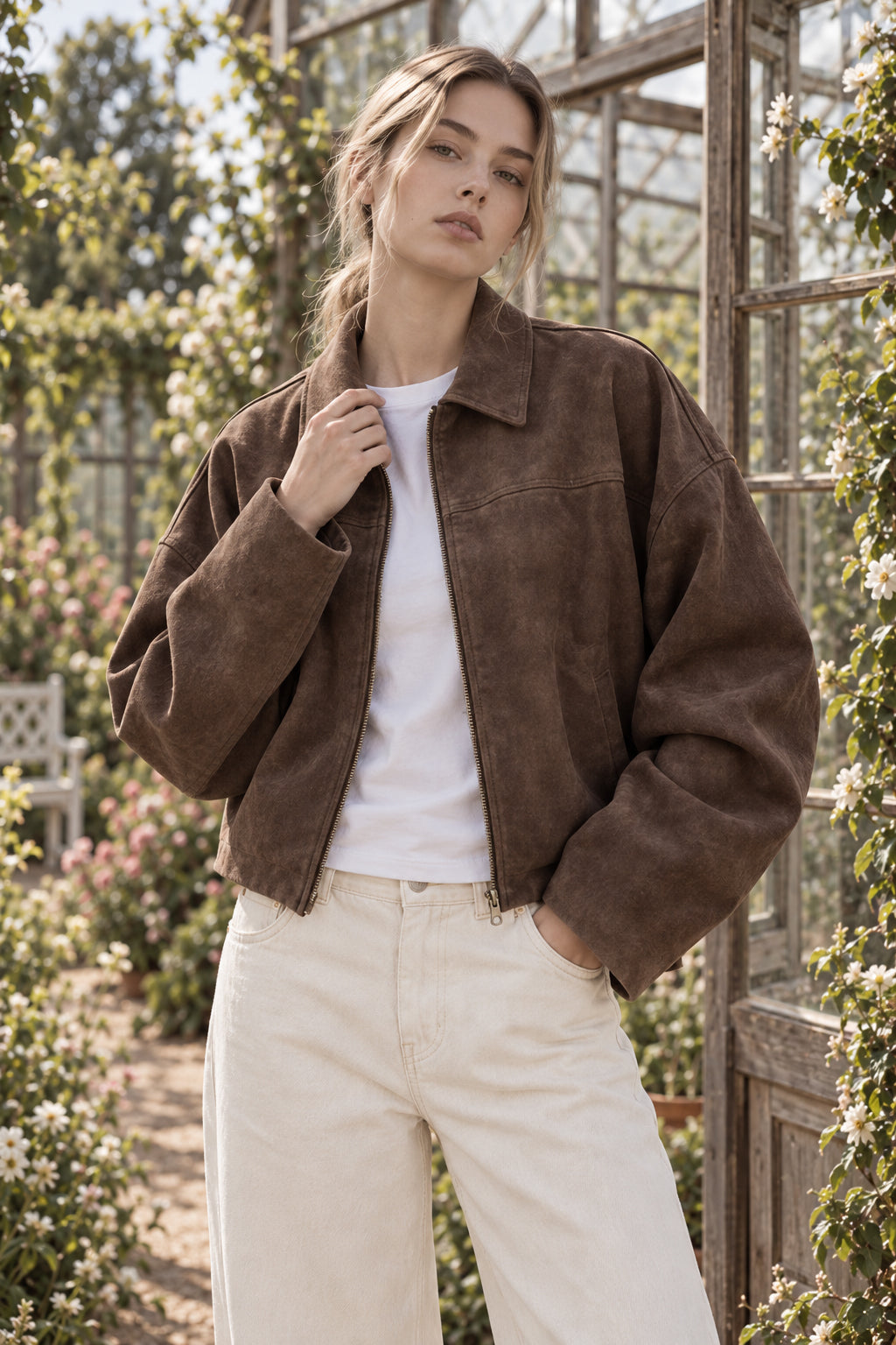 Elegant Bat Sleeve Jacket Secondary image