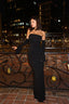 Off Shoulder Flared Sleeve Mermaid Maxi Party Dress