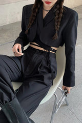 Double Layer Slim Pocket Blazer