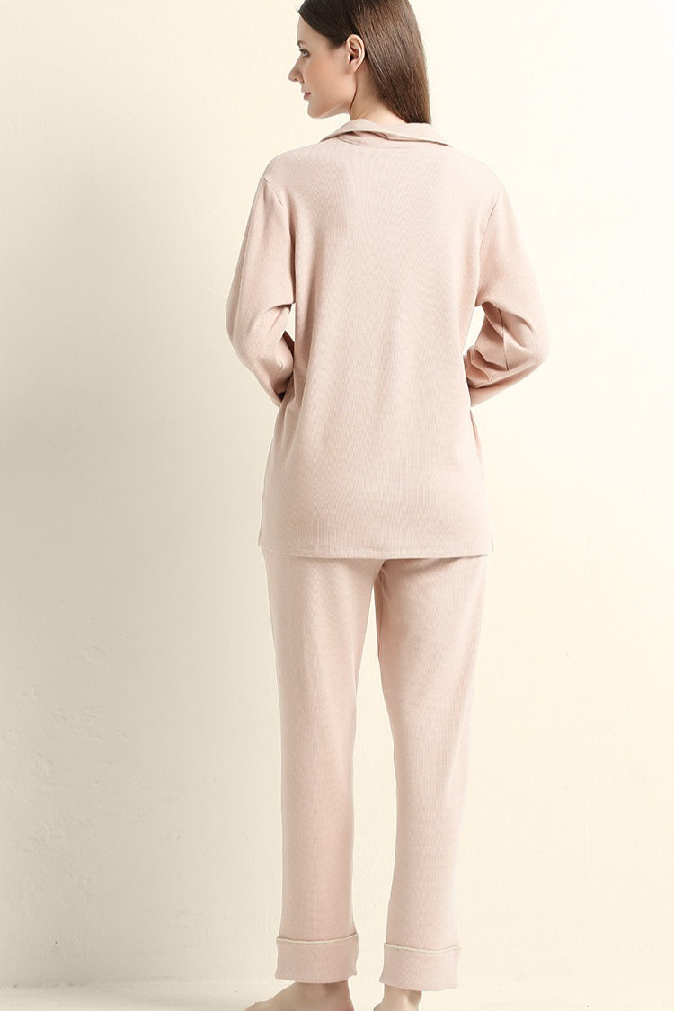 Luxury Thermal Flannel Loungewear Pajama Set Secondary image