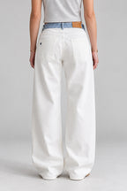 Contrast Tape Straight Leg Pants