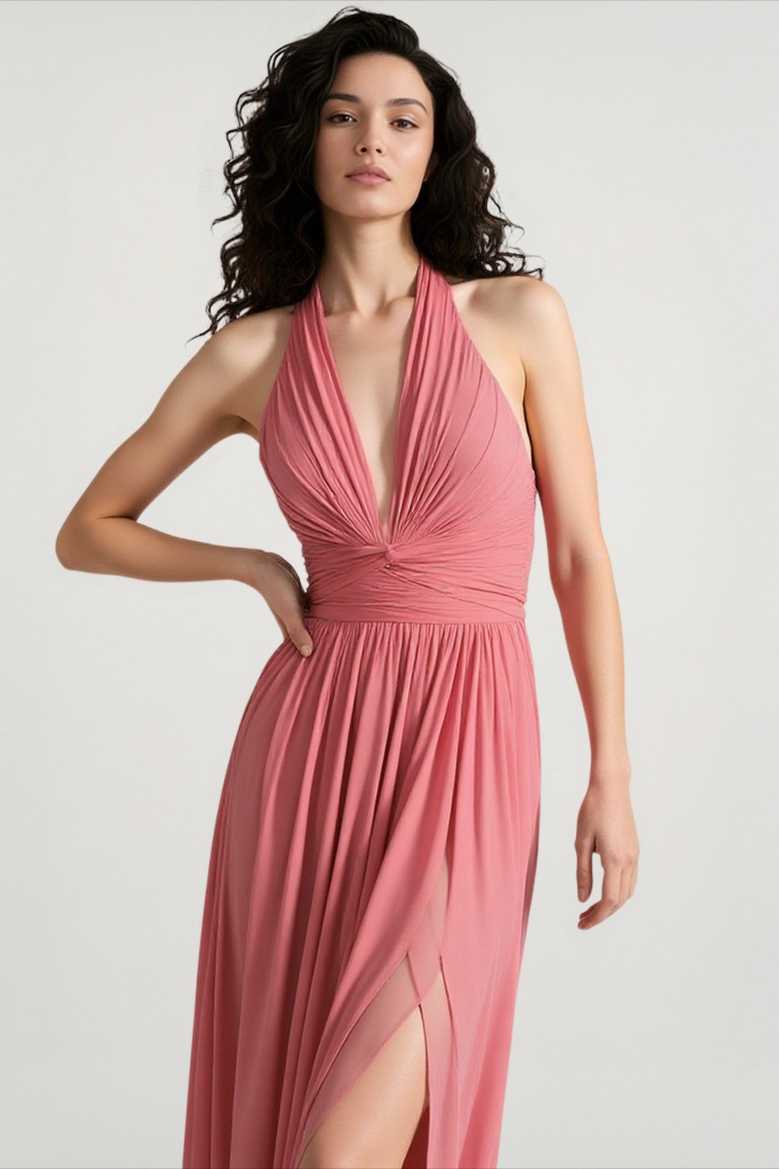 Chic Deep V Fitted Elegant Sexy Party Dress Main image