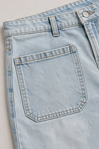 Vintage Washed Wide Leg Jeans