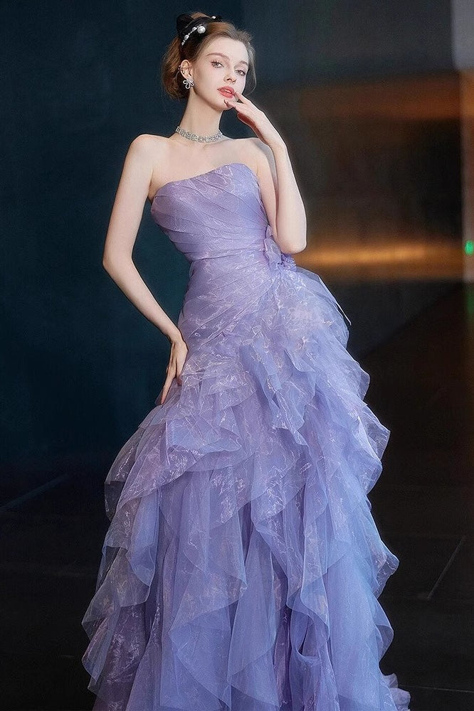 Strapless Tulle Ball Gown Prom Dress Secondary image