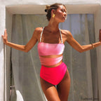 Hollowen Beach Dress One Piece pink / S