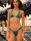 Knot Triangle Bikini Set GREEN1 / S
