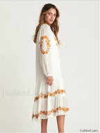 Lace Up Mini Boho Dress