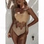 One Shoulder Bandage Monokini One Piece khaki / S
