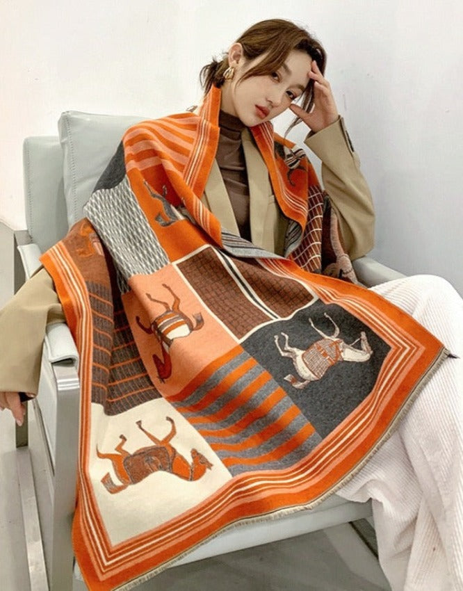 ELVIRA OVERSIZED SCARF Secondary image