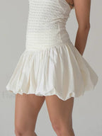 Puffy Bud A Line Skirt