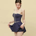 Royal Blue Trikini One Piece