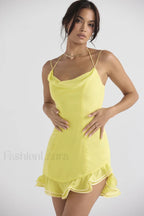 Scarlett Ruffle Stylish Mini Dress