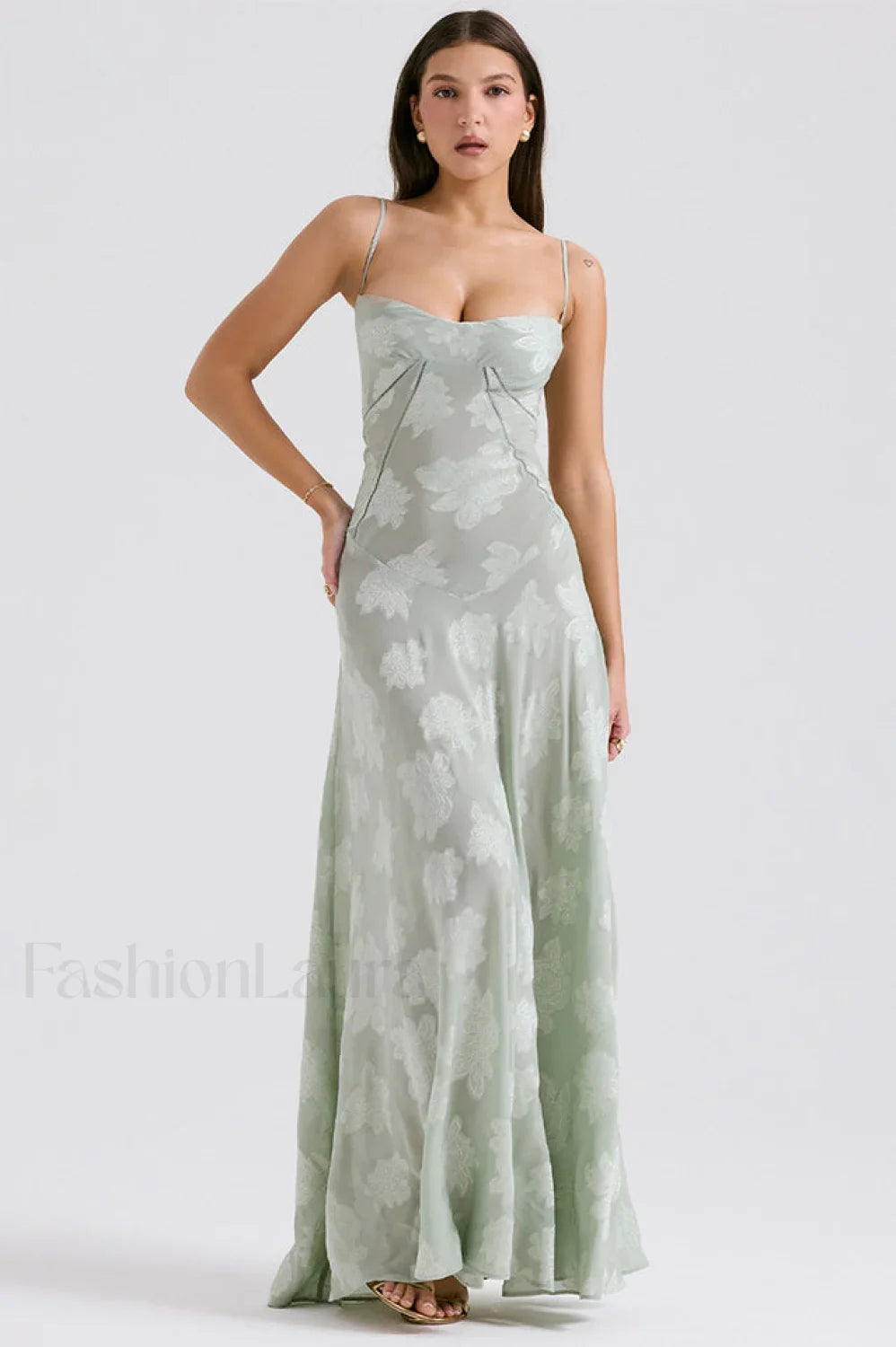 Serena Retro Purple Charming Printed Maxi Dress