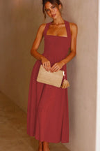 Silvia Backless Stylish Summer Dress L / 4#