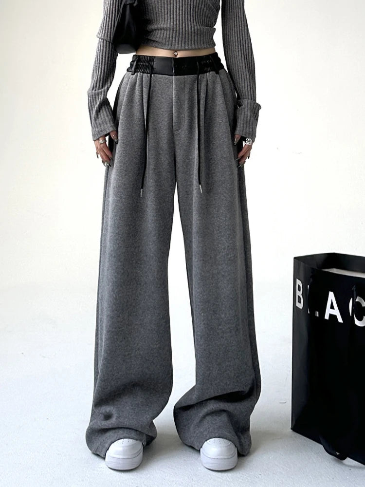 Autumn Winter New Harajuku Streetwear Casual  High Waist Sweatpants Secondary image