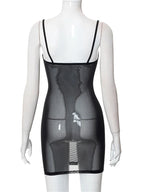 Mesh See Through  Summer Mini Dresses