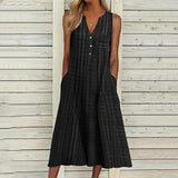 Elegant Chic V-Neck Office Lady Pockets Dresses