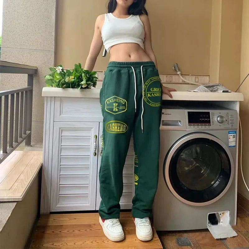 Korean Autumn Casual Loose Wide Leg   Sport Sweatpants Main image