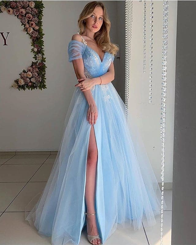 2023 Sexy Off the Shoulder Prom Dress