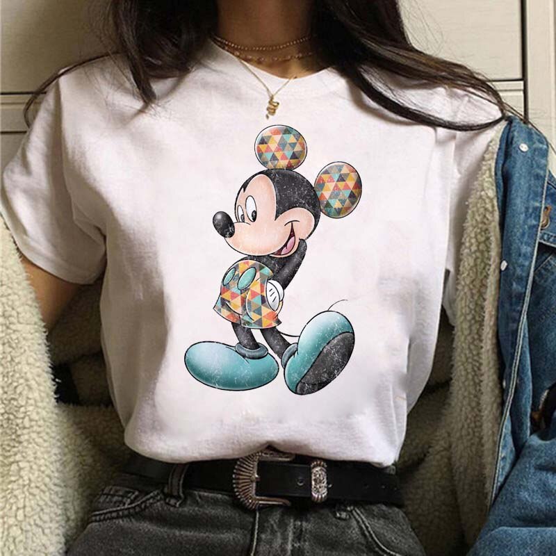 Kawaii Disney Cartoon Mickey T Shirt