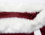 S-2XL Christmas Costume Cosplay Santa Claus Uniform Holiday Party Fancy Dress