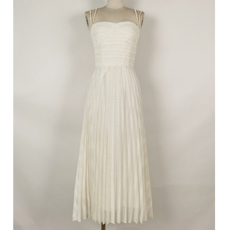Vintage Sleeveless Maxi Dresses Women Party Vestidos Runway Design
