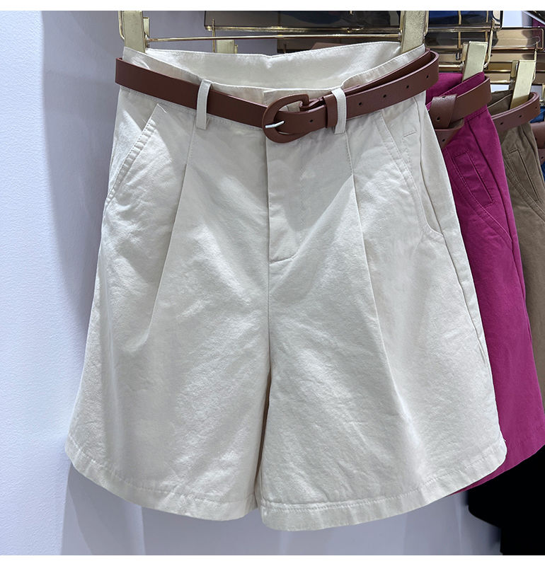 Women's Denim Shorts High Waist Short Casual Cotton Solid Loose Casual Bermuda Shorts