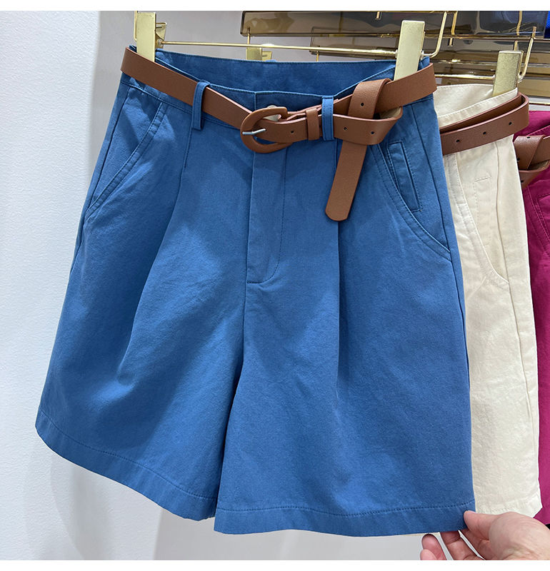 Women's Denim Shorts High Waist Short Casual Cotton Solid Loose Casual Bermuda Shorts
